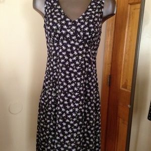 Cotton floral print dress